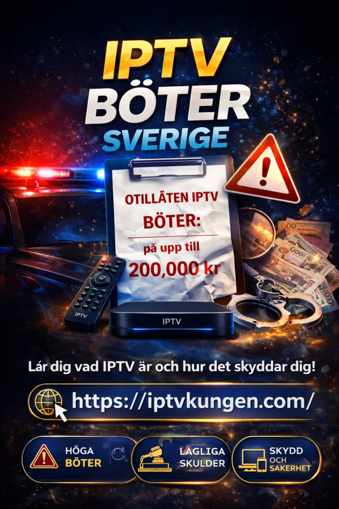 iptv böter sverige
